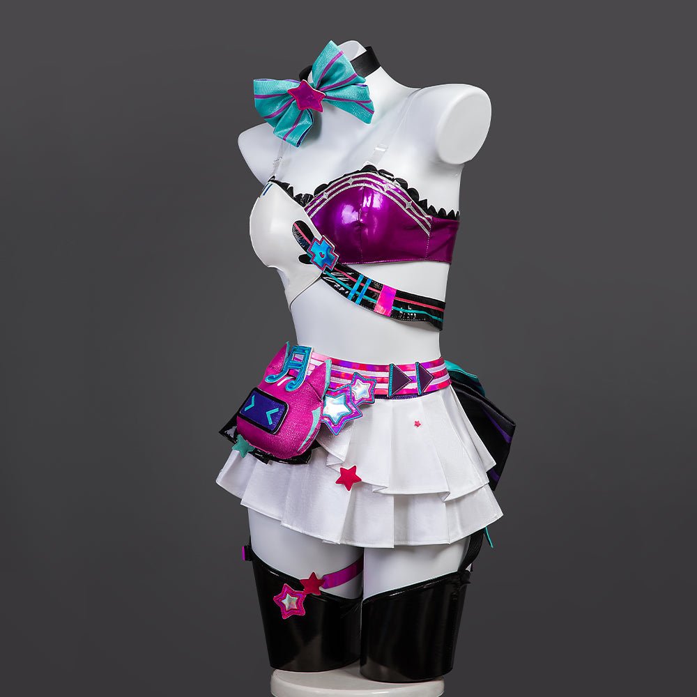 Muse Dash Miku Rin Len Uniform Cosplay Kostüm | Anime Plus Size Halloween Outfit