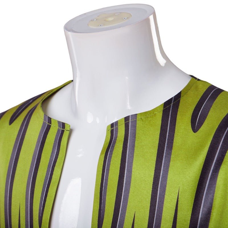 Griff Tannen Cosplay Kostüm Herren Grüne Jacke Mantel Halloween Streetwear