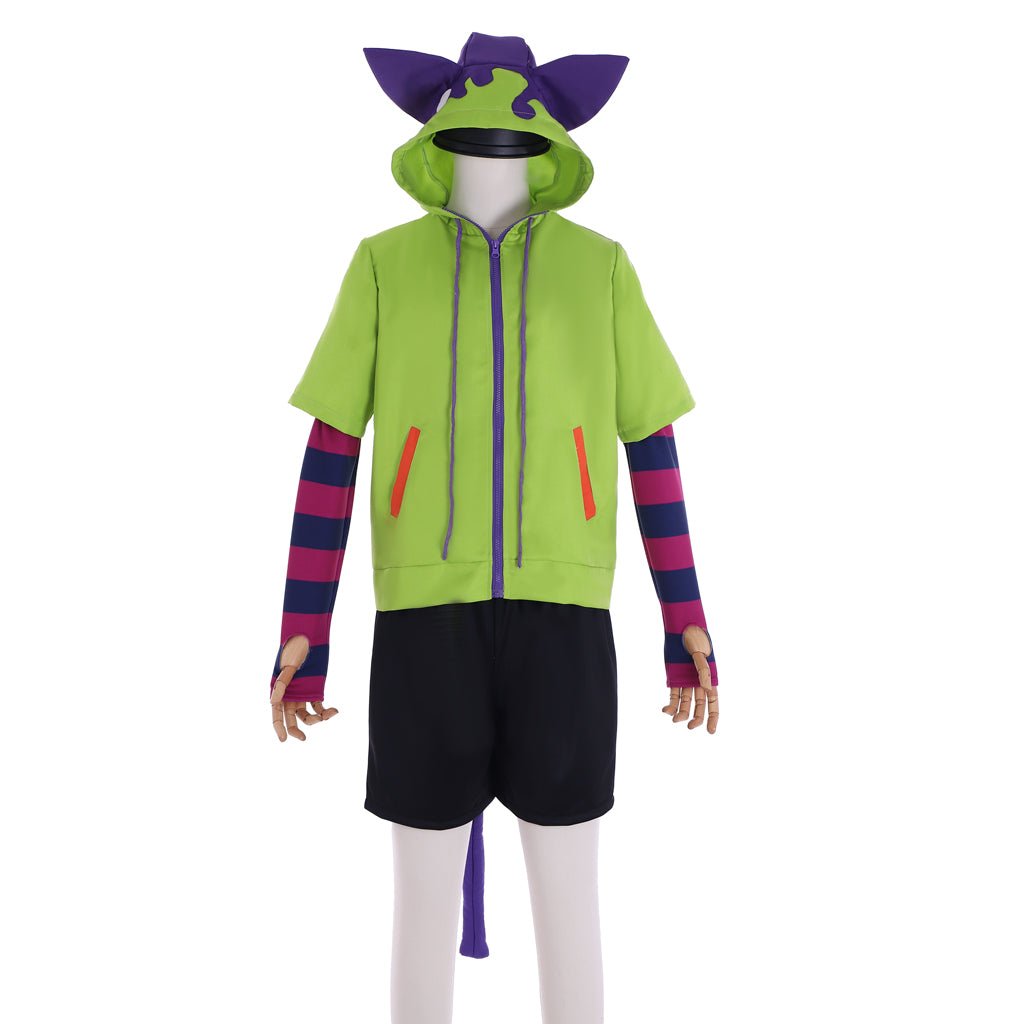 SK8 the Infinity Miya Chinen Cosplay Kostüm Miya Perücke Reißverschluss Jacke Hoodie