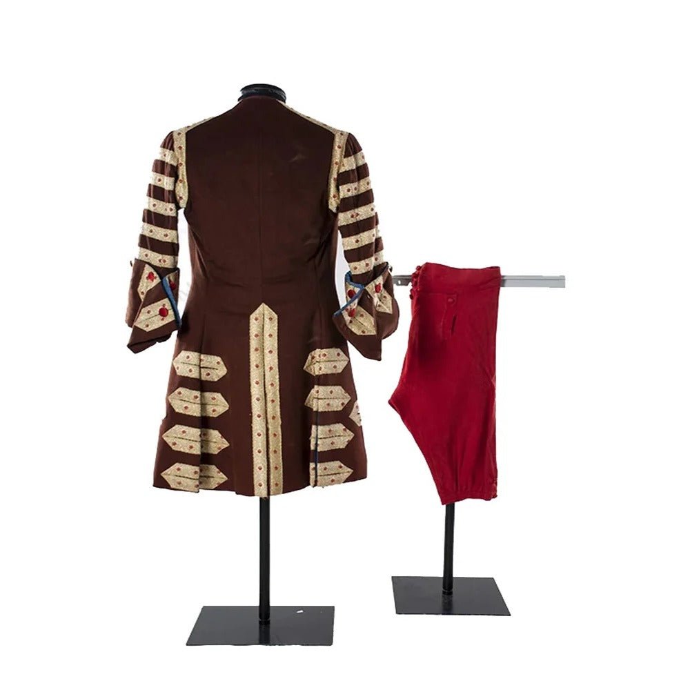 Tudor Regency Adelsherr Anzug - 1720er Königlicher Hof Mittelalter Viktorianischer Prinz Uniform | Silberkönig