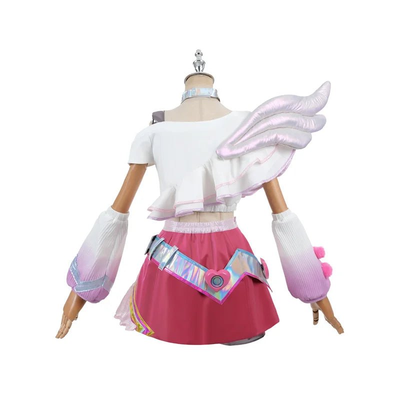 LOL Lovestruck Lux Cosplay Kostüm LOL Valentinstag Neues Skin Lux Damen Cosplay Kostüm Halloween Vollständiges Set