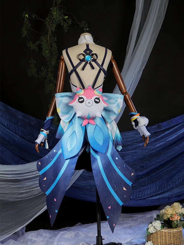 Genshin Impact Mualani Cosplay Kostüm Splish Splash Welle Halloween Kostüm Damen Party Anzug