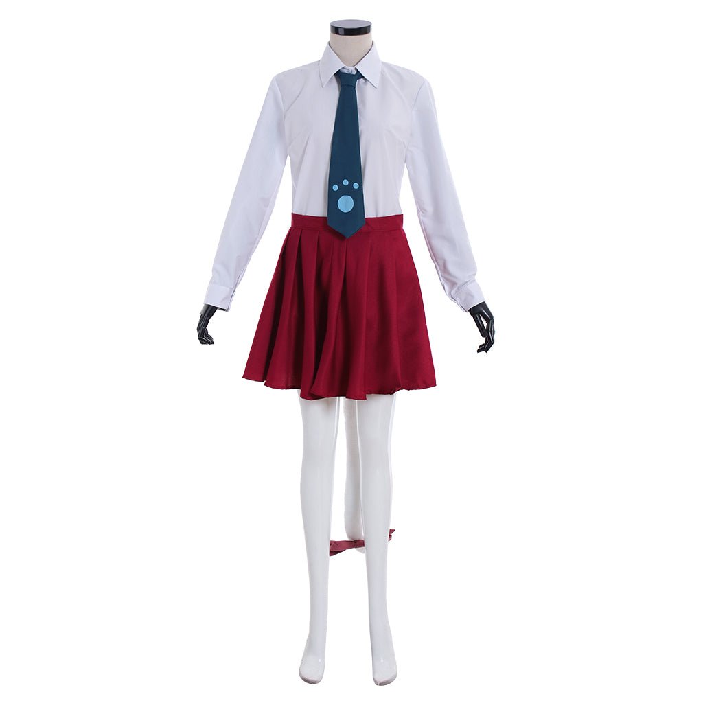 MengXin Fairy Tail Finale Saison Carla Menschliche Form Kleid Cosplay Kostüm Schuluniform