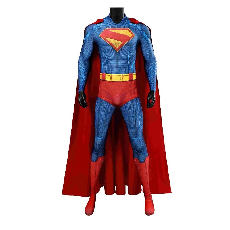 Superman Legacy Clark Kent Halloween Cosplay Kostüm Superhelden Anzug mit Umhang