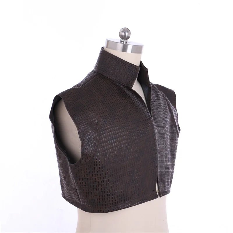 Männer Mittelalter Piraten Viking Kostüm Weste - Renaissance Latz Weste für Cosplay & Karneval | Silberkönig