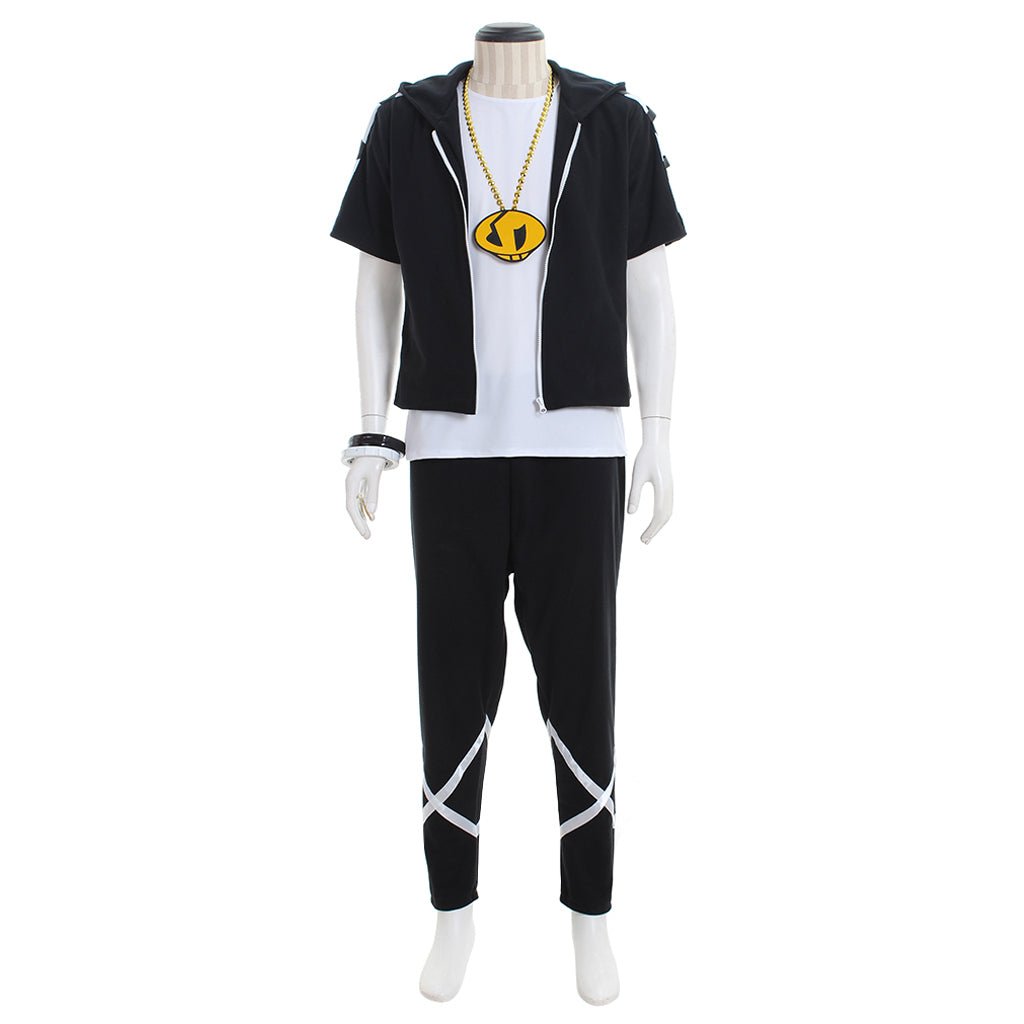Pokémon Sonne und Mond Guzma Cosplay Jacke - Team Skull Boss Jacke für Anime Fans
