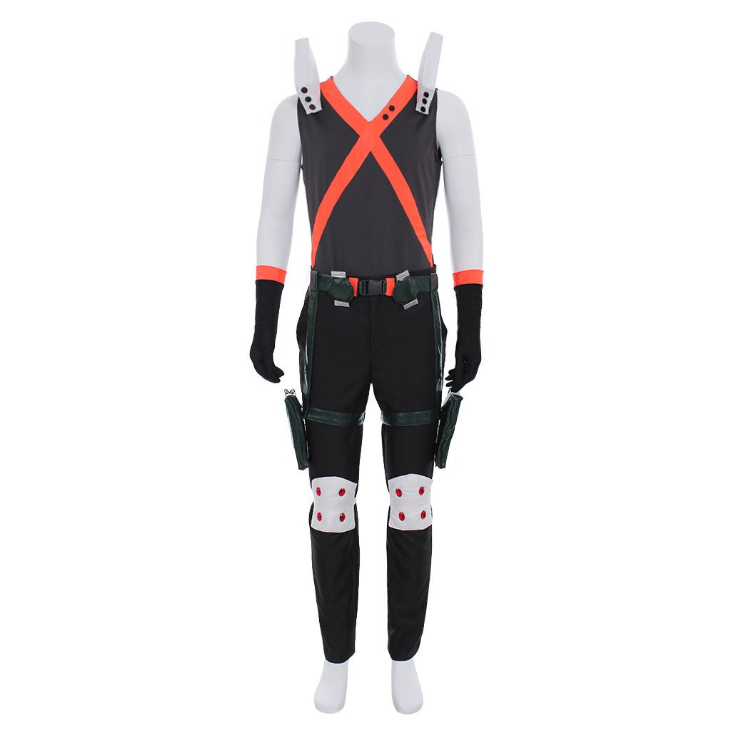 My Hero Academia Katsuki Bakugou Cosplay Kostüm Vollständiges Set - Explosiver Helden Stil