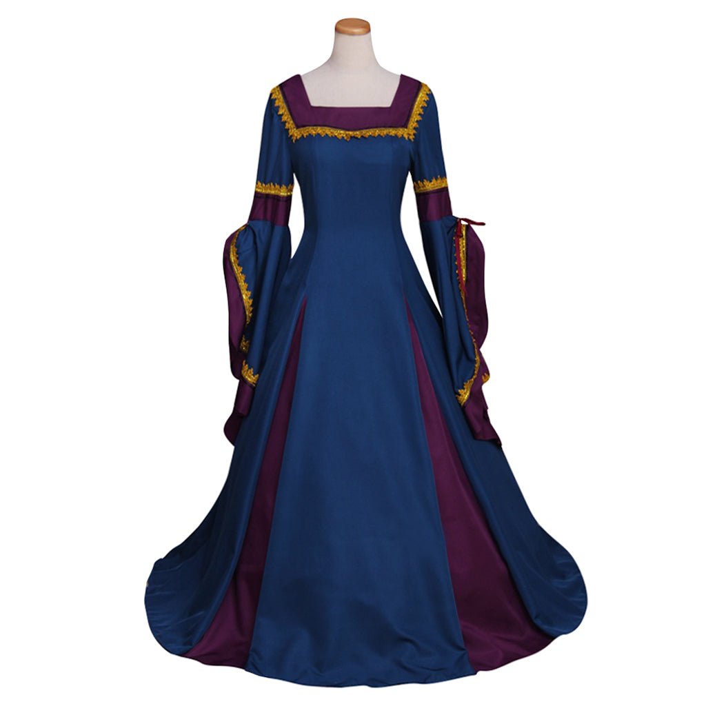 18. Jahrhundert Hofprinzessin Kleid Mittelalter Viktorianisch Tudor Teeparty Kostüm Halloween Karneval Ballkleid