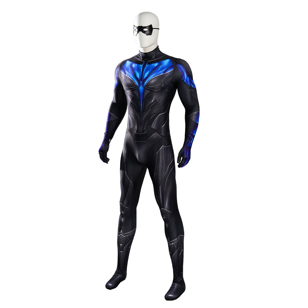 Titan—Nightwing Jumpsuit - Premium Cosplay Kostüm für Teen Titans Fans