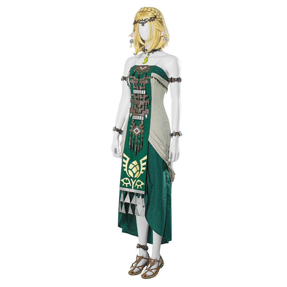 The Legend of Zelda: Tränen des Königreichs - Prinzessin Zelda Weißes Kleid Cosplay Kostüm