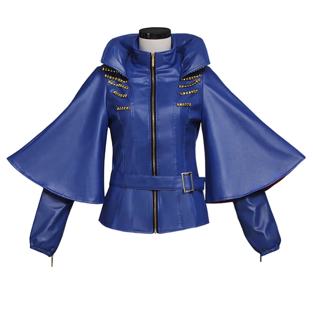 Evie Cosplay Kostüm Blaue Jacke für erwachsene Frauen