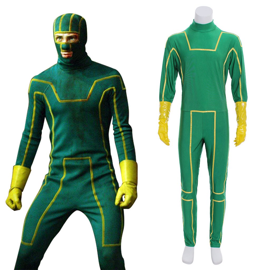 Kick-Ass Dave Lizewski Cosplay Kostüm - Grünes Outfit