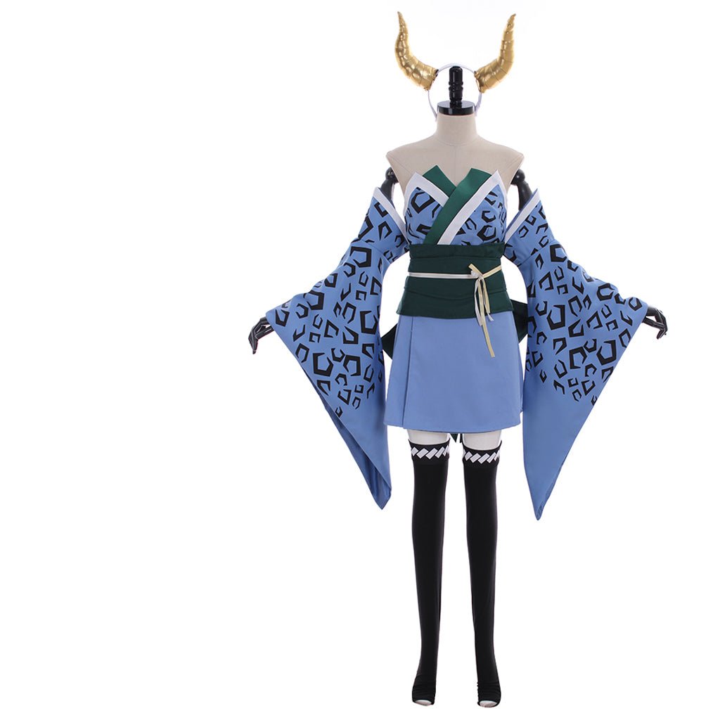 Fairy Tail Seilah Ryougetsuten Seira Cosplay Kostüm