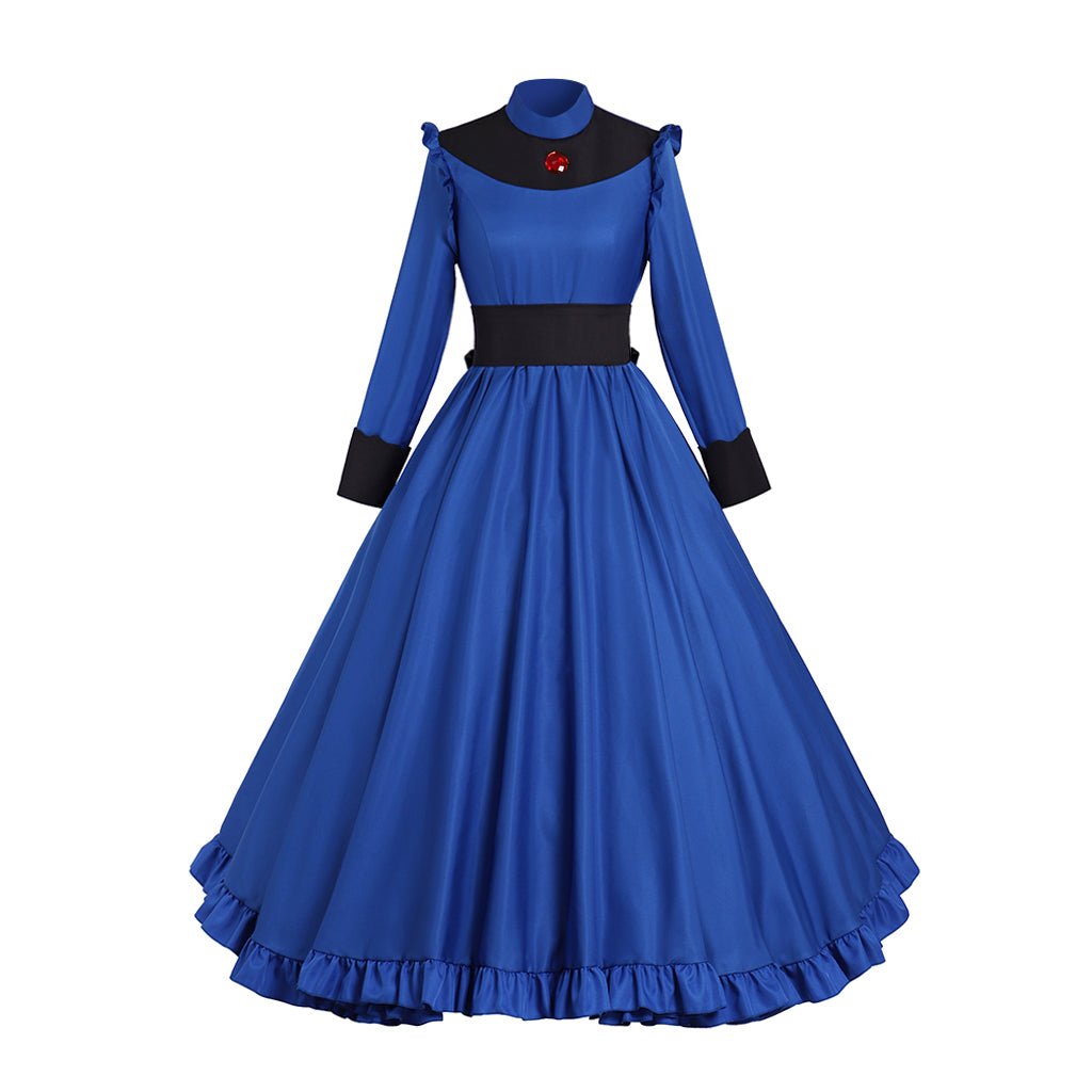 Yubaba Oma Blaues Cosplay Kostüm - Spirited Away Yubaba Kostüm