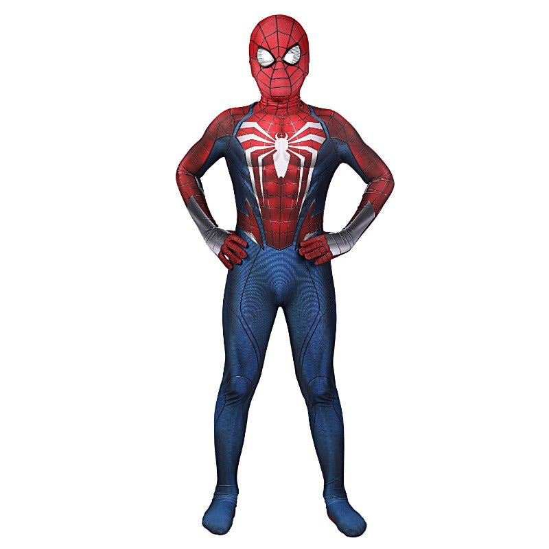 Spider-Man Spiel Peter Parker Gedruckter Overall Kinder Cosplay Kostüm Halloween