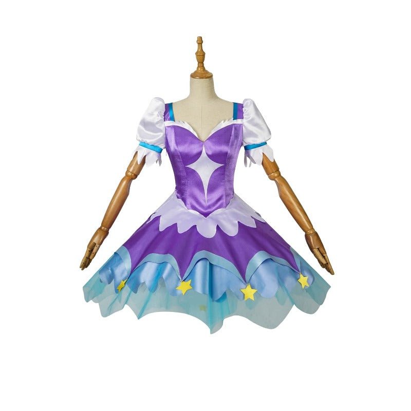 Kaguya Madoka Selene Cosplay Kostüm Set | Pretty Cure Anime Unisex Kleid & Schuhe