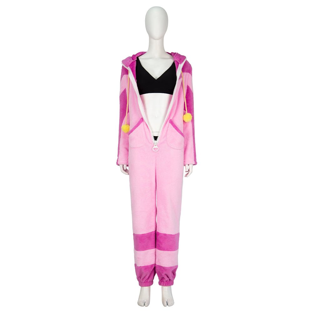 Han Juri Pyjama Version Cosplay Kostüm aus Street Fighter 6