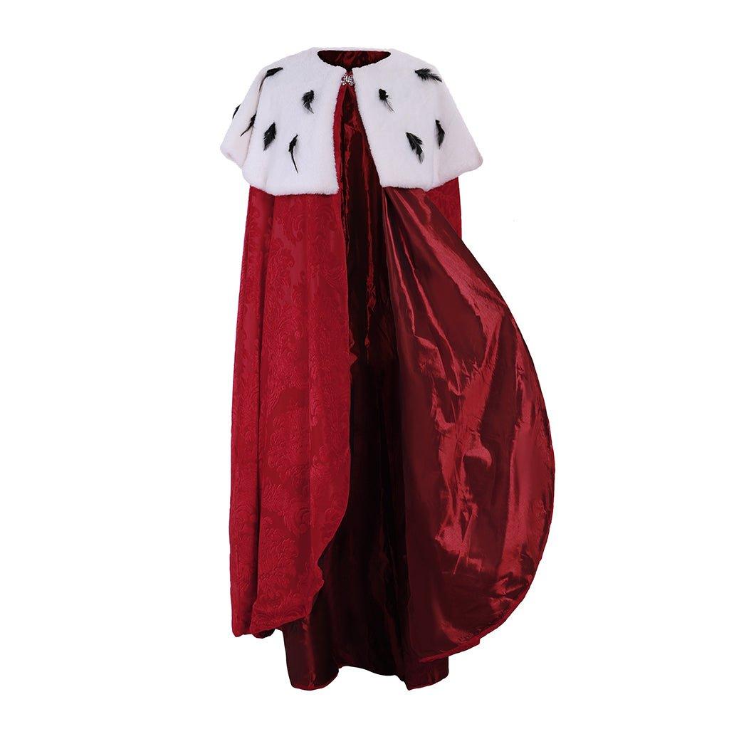 Tudor Kostüm Umhang | Hamilton Musical König George Cosplay Cape | Historischer Auftrittsumhang