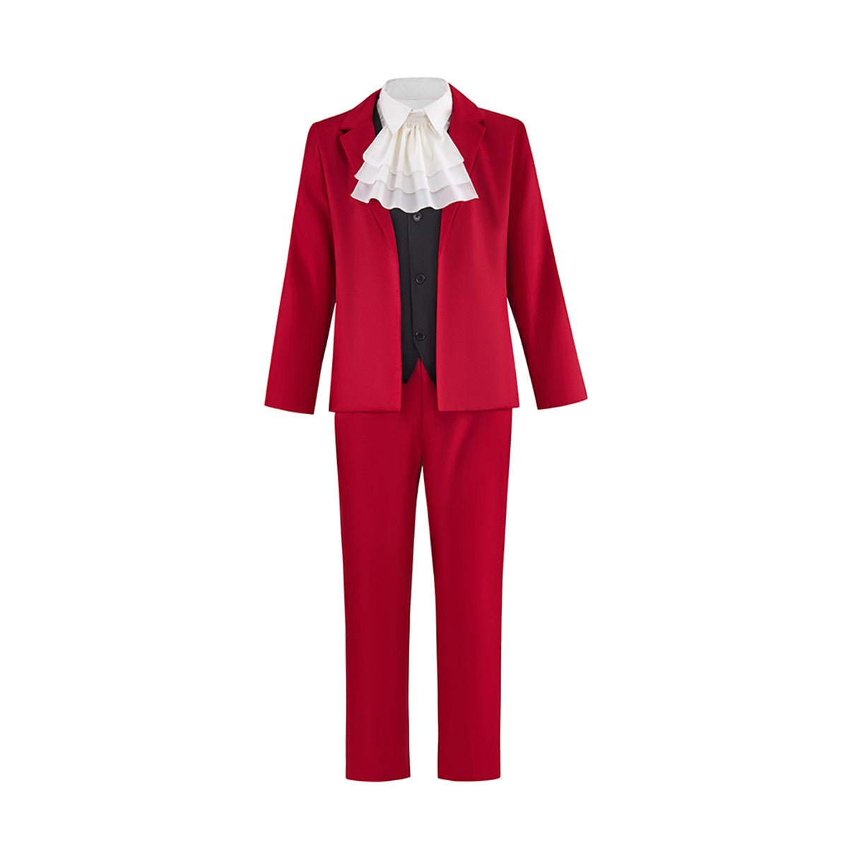 Ace Attorney 4: Miles Edgeworth Cosplay Kostüm – Premium Qualität Outfit für Fans