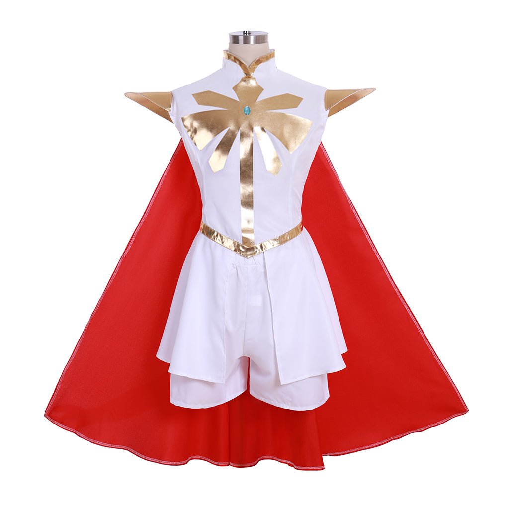 She-Ra und die Prinzessinnen der Macht Weißes Uniform Cosplay Kostüm für Frauen