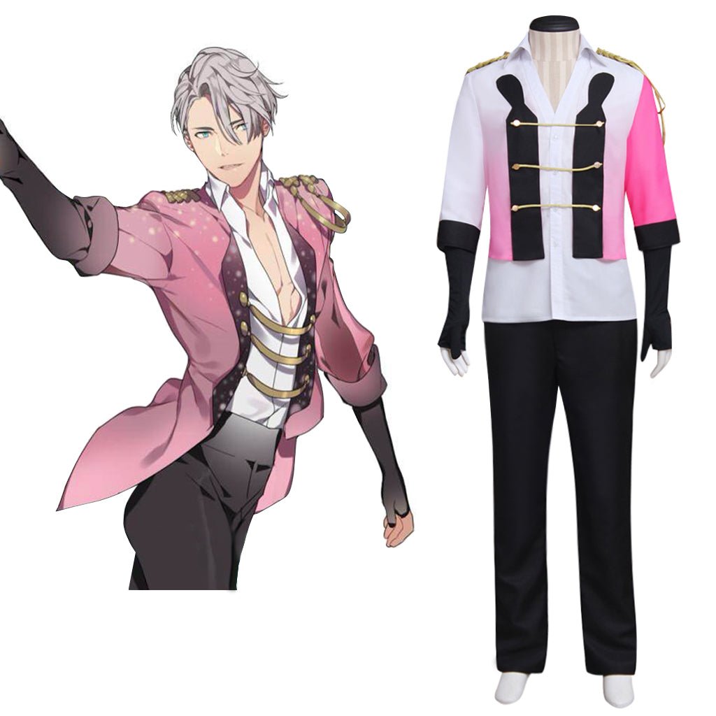 Yuri on Ice Victor Nikiforov Rosa Bühnen-Eiskunstlauf-Kostüm