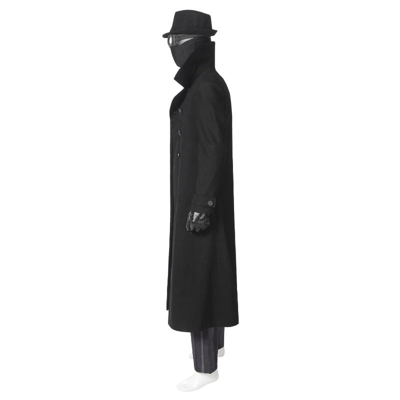 Spiderman Into the Spider-Verse Spider-Man Noir Cosplay Kostüm mit Schuhen