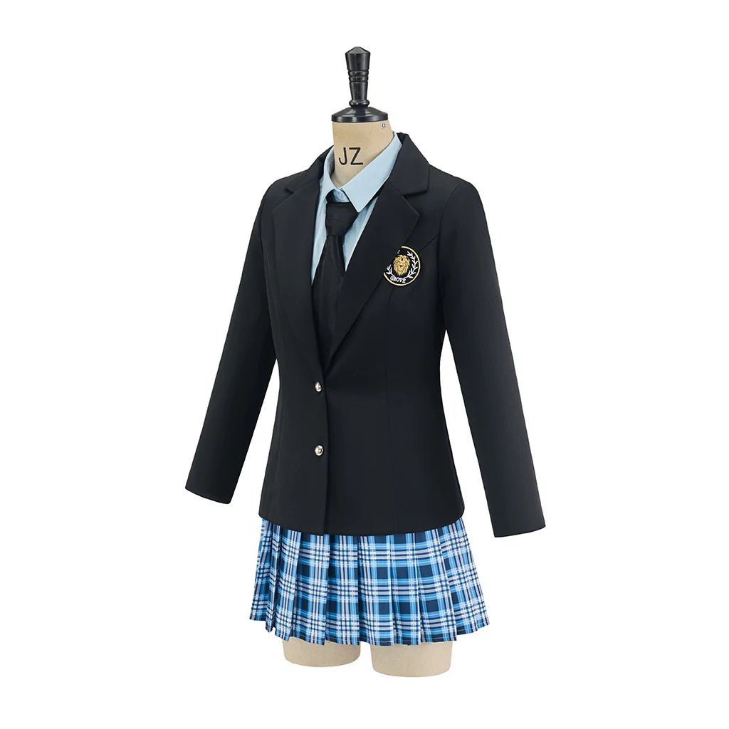 Mia Thermopolis Cosplay Die Prinzenmacherin Kostüm Damen Hemd Jacke Rock Anzug Halloween Karneval Party Schuluniform