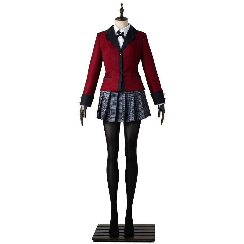 Kakegurui Yumeko Jabami Cosplay Kostüm - Japanische Schulmädchen JK Uniform