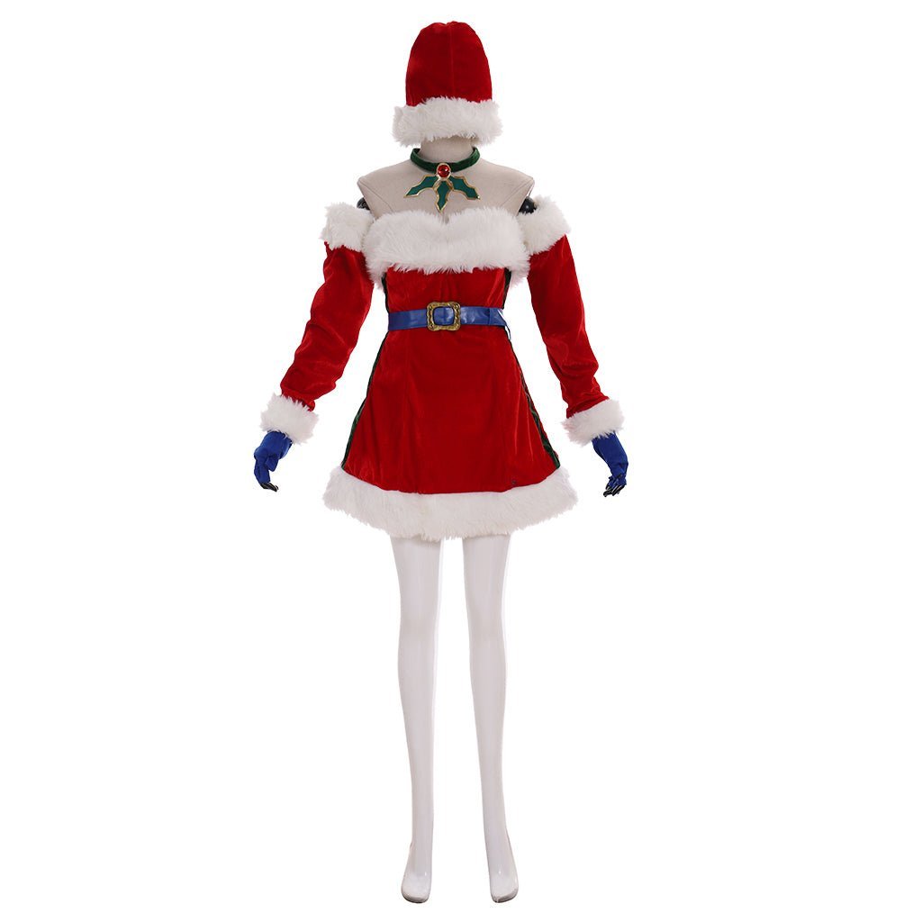 Miss Fortune Cosplay Kostüm Sexy Weihnachtskleid | Das Bounty Hunter League of Legends Outfit