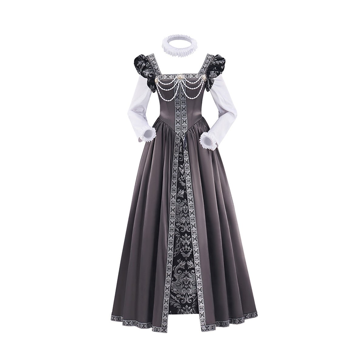 Tudor Graues Kleid Cosplay Kostüm – Elegantes Anime Outfit für Rollenspiele