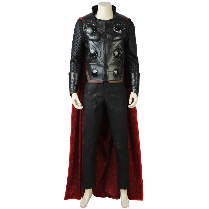 Thor Odinson Cosplay Kostüm Halloween Outfit mit vollen Accessoires und Augenmaske
