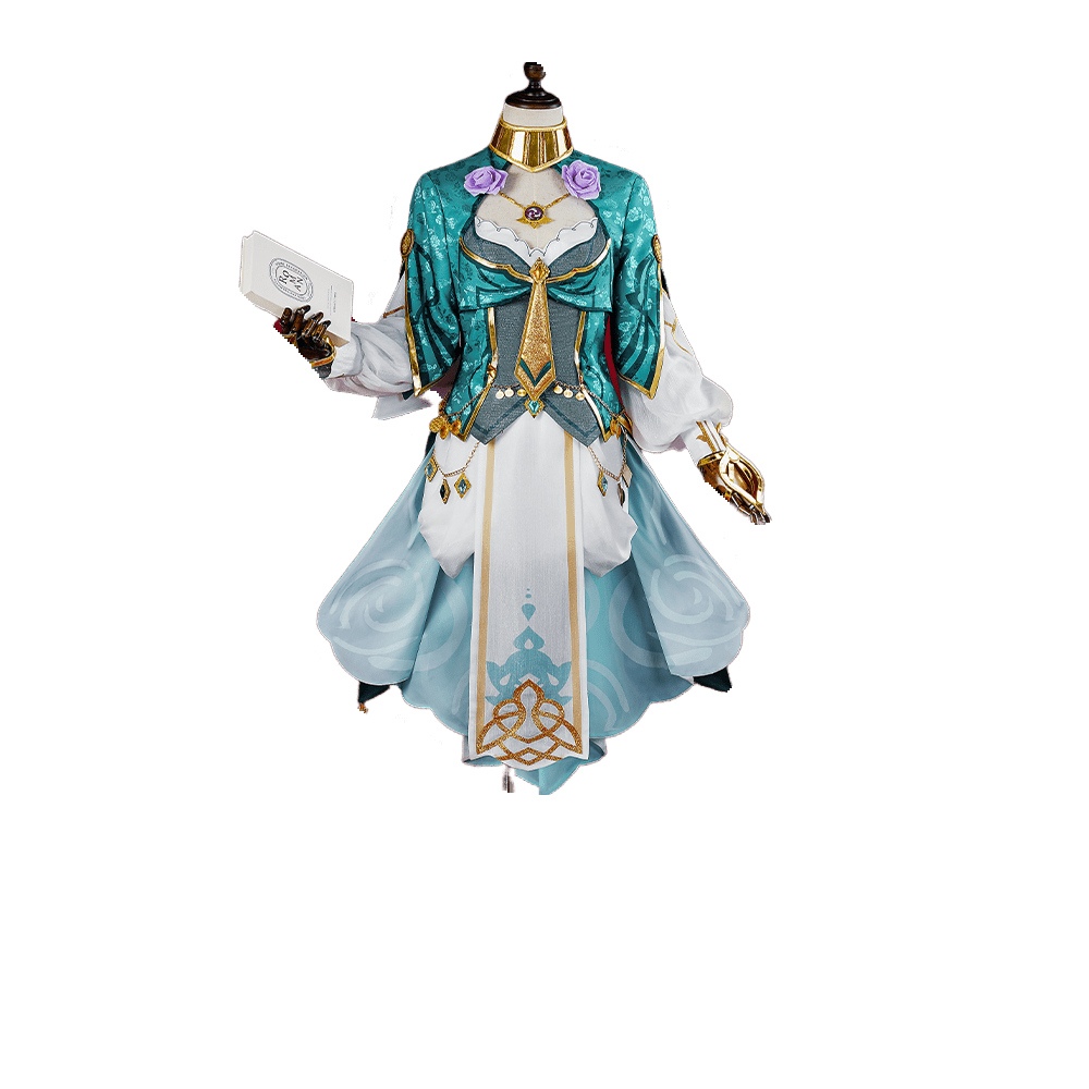 Genshin Impact Lisa Yae Versteckte Blüten Cosplay Kostüm - Elegantes Anime-inspiriertes Outfit für Frauen