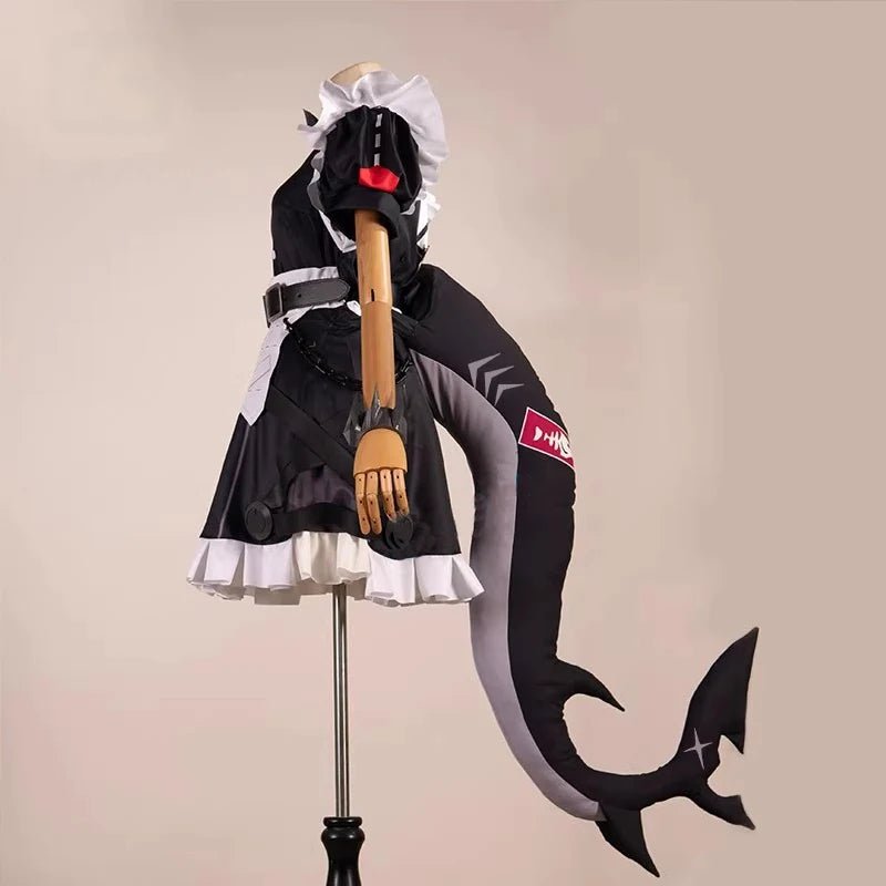 Game Zenless Zone Zero Ellen Joe Cosplay Kostüm Victoria Maid Uniform Halloween Cosplay Party Outfit mit Schwanz