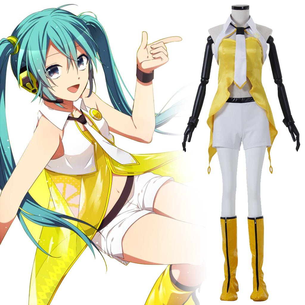 Gelbes Miku Cosplay Kostüm | Hatsune Miku Gelbes Outfit