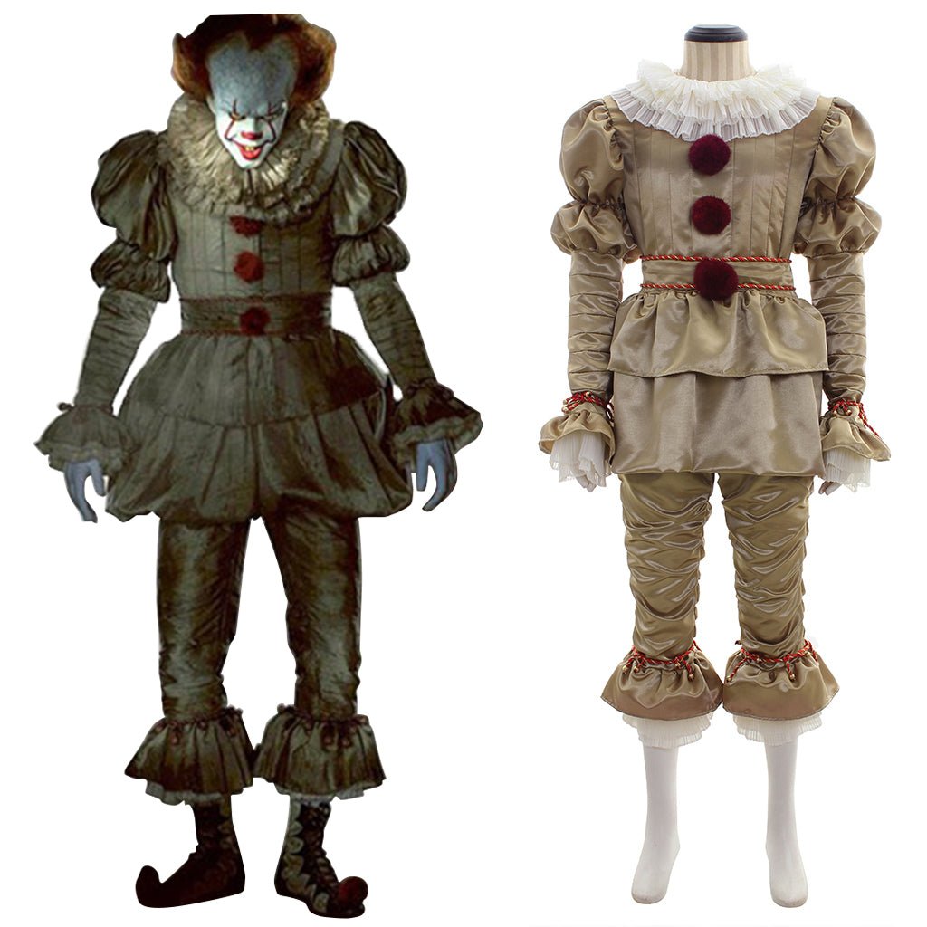 Pennywise Der Tanzende Clown Cosplay Kostüm - Film It Kapitel Horror Faschingskostüm