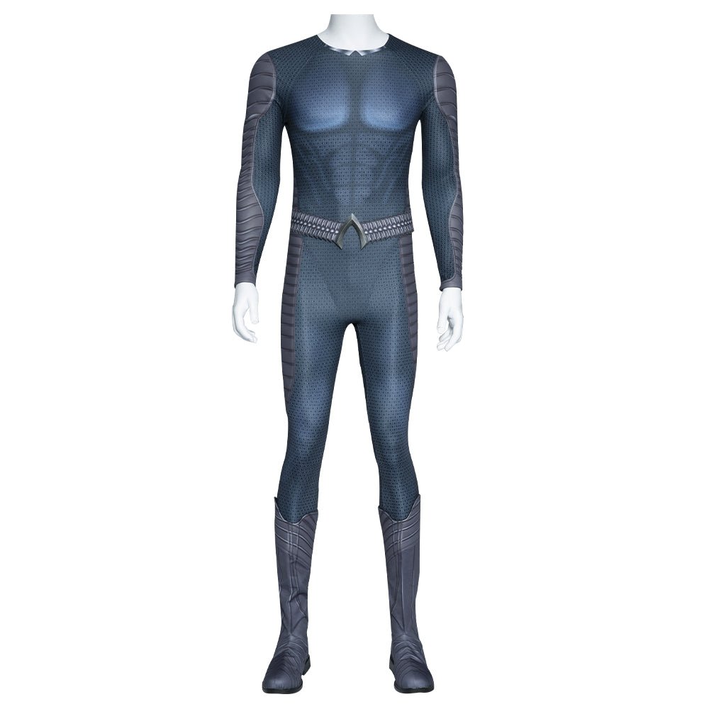 Aquaman 2 Cosplay Kostüm Arthur Curry Jumpsuit Schuhe Halloween Zentai Anzug