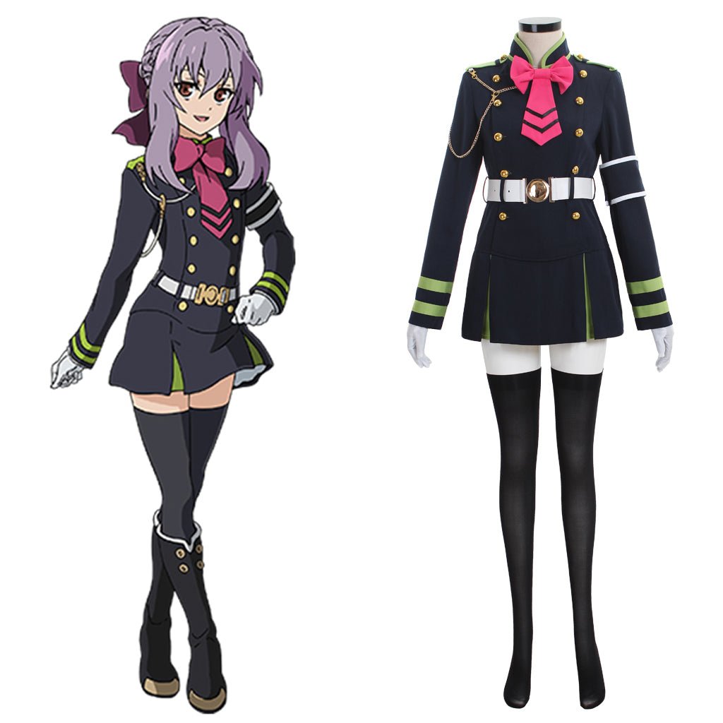 Seraph of the End Shinoa Hiragi Uniform Cosplay Kostüm
