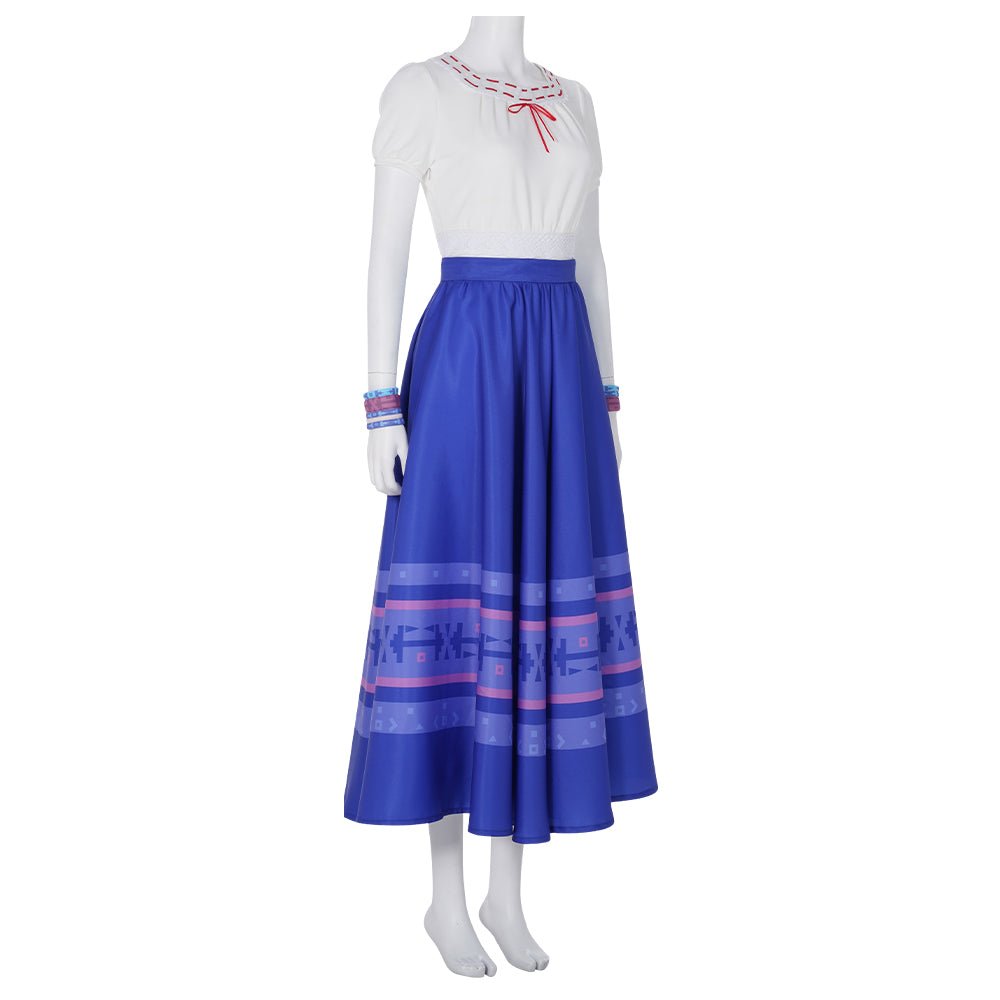 Encanto Luisa Madrigal Cosplay Kostüm - Damen Halloween Outfit