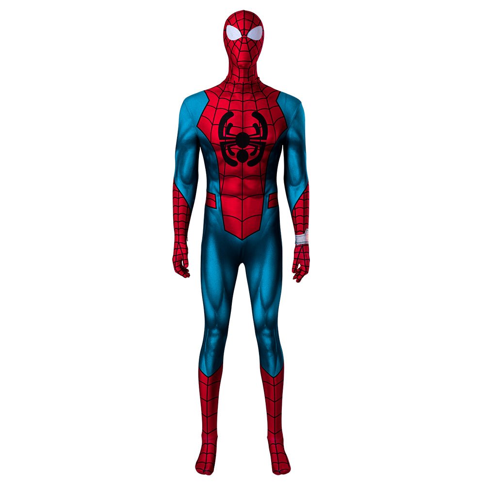 Spider Man Durch Das Spinnennetz Vers Animierte Version Spider Man Halloween Cosplay Kostüm Anzug Komplettset