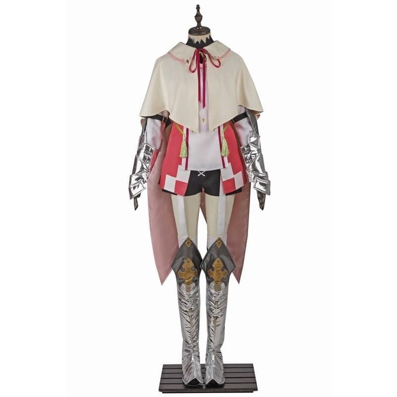 Tales of Zestiria Cosplay Kostüm Damen Sorey Uniform mit Umhang & Socken Vollständiges Set für Halloween