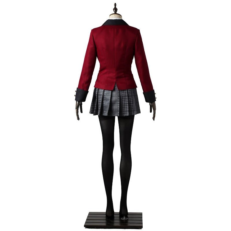 Kakegurui Yumeko Jabami Cosplay Kostüm - Japanische Schulmädchen JK Uniform