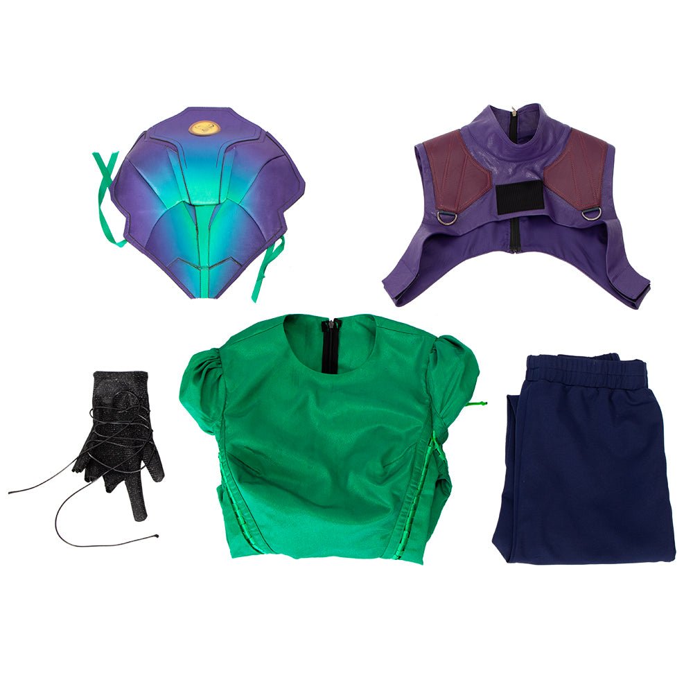 Black Adam Zyklon Cosplay Kostüm Komplettset – Atemberaubendes Superhelden-Outfit für Frauen für Halloween & Cosplay-Events