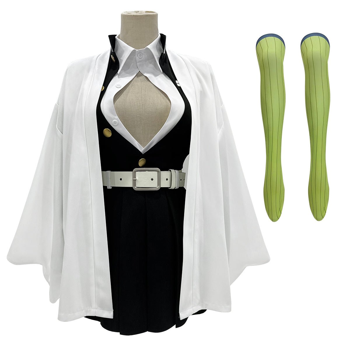 Kanroji Mitsuri Liebe Hashira Cosplay Kostüm - Demon Slayer: Kimetsu no Yaiba Anime Outfit