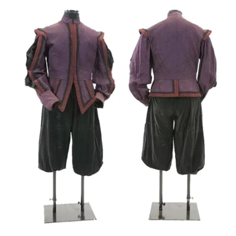 1630er Tudor Renaissance Herrenkostüm - Elizabethan Uniform Jacke und Hose Set | Mittelalter Cosplay