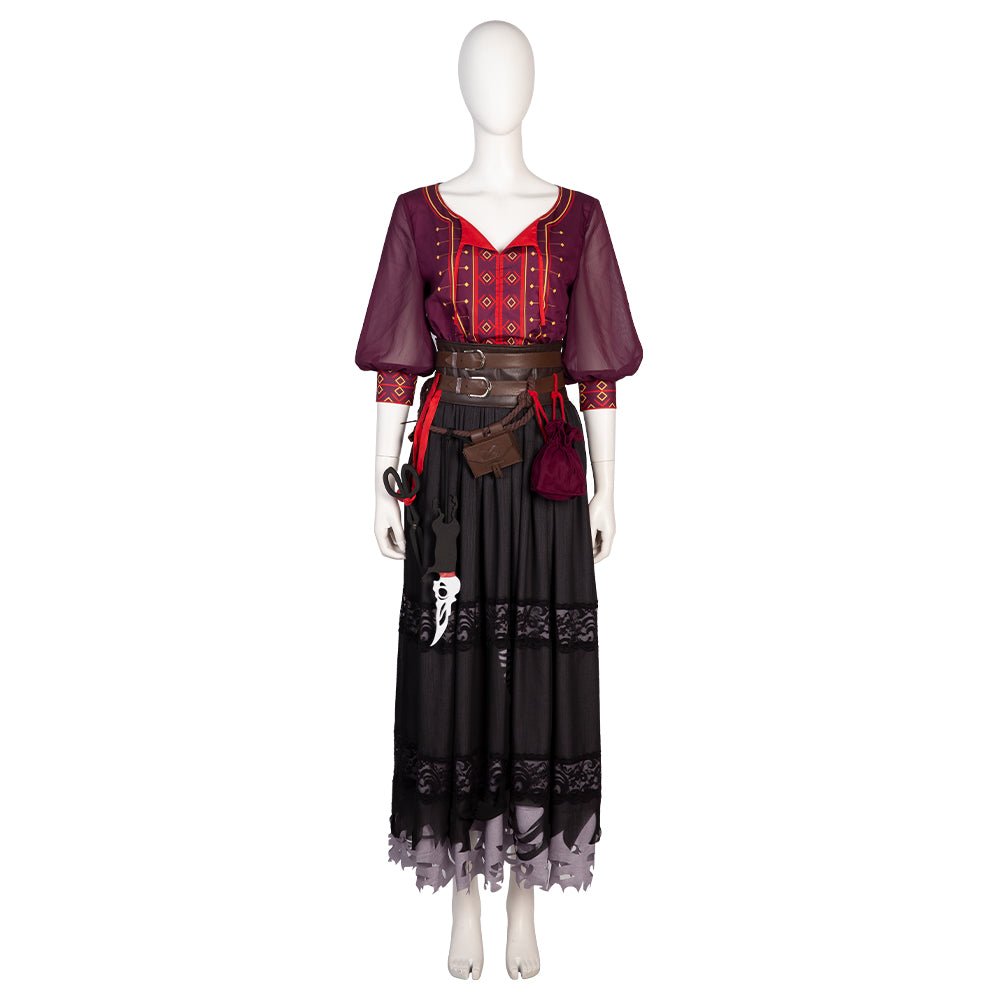 Critical Role Laudna Cosplay Kostüm Handgefertigtes Gothisches Kleid