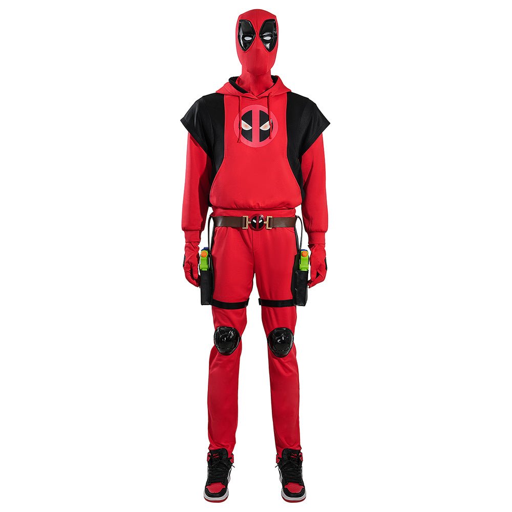 Deadpool 3 - Erwachsenen Hoodie Deadpool Cosplay Kostüm