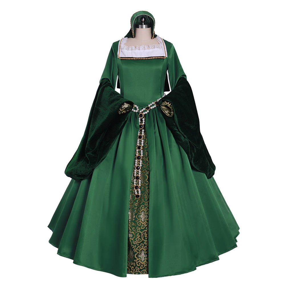 Viktorianisches Königin Elizabeth Tudor Gothic Cosplay Kostüm | Tudor Renaissance Faire Kleid