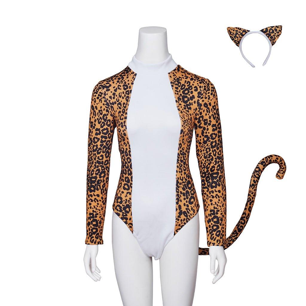 Josie und die Pussycats Cosplay Kostüm | Sexy Leopardenprint Bodysuit | TV-Serie inspirierter Jumpsuit