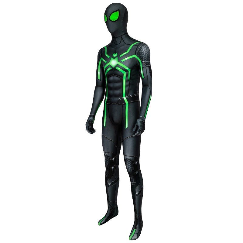 Spider Man Stealth Big Time Anzug PS4 Spiderman Bodysuit Spiel Cosplay Kostüm