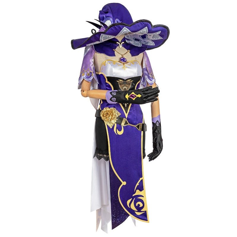 Genshin Impact Lisa Cosplay Kostüm - Elegantes Kleid für Fans